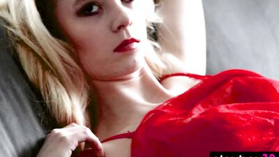 Petite small titted blonde naked German beauty Alexis Emmi Devlordge posing