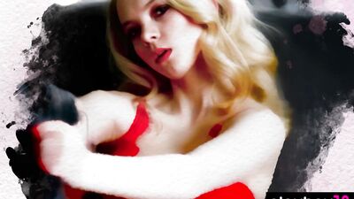 Petite small titted blonde naked German beauty Alexis Emmi Devlordge posing