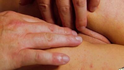 Blondes face is stuffed and anus roughed up by her husbands hard dick