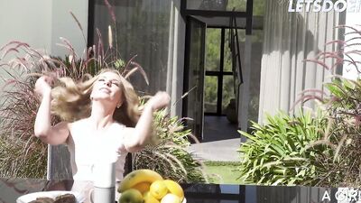 Amelia Nice & Adel Morel Perfect Lesbian Sex Scene Outside - A GIRL KNOWS