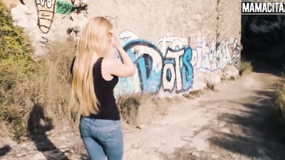 Bitch Helena Valentine Outdoor Fucking With Big Dick Bearded Guy - MAMACITAZ