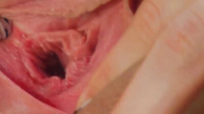 Give Me Pink Blonde rides that dildo in her open pussy