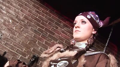 Viking babe gets her pussy eaten before deep pussy fucking
