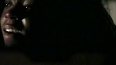 Black girl gets cum on her tits in the car
