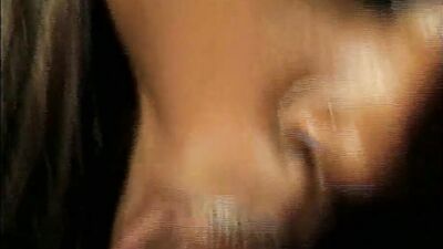 Black couple satisfying each other's sexual desires