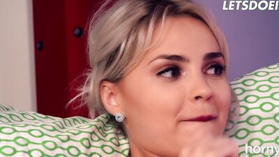 Small Tits Blonde Lika Star Practices Hardcore Sex - HORNY HOSTEL