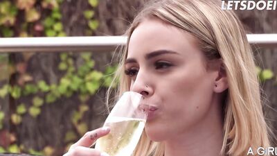Lesbian Friends Lya Missy & Emelie Crystal Kinky Fuck By The Pool - A GIRL KNOWS