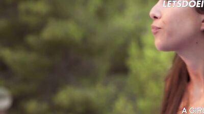 Lesbian BFFs Anya Krey & Megane Lopez Love Making Sex In The Morning - A GIRL KNOWS