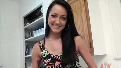 Beautiful and sexy Sabrina Banks solo masturbation