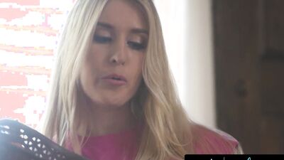GIRLSWAY - Pervert Bossy MILF Stares At Her Stacked Stepdaughter While Giving Her Plenty Of Chores