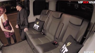 Redhead Kattie Gold Fingered & Fucked By Driver - VIP SEX VAULT