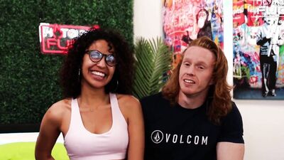 Red Head Muscle Man Blows Two Loads For Cock Hungry Latina Slut
