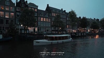 walking around Amsterdam