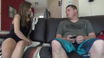 Fat Loser Guy with Cute Teen Girl @ BabesTube.com