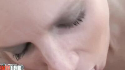 Anal sex on the rooftop terrace with blonde babe Melissa