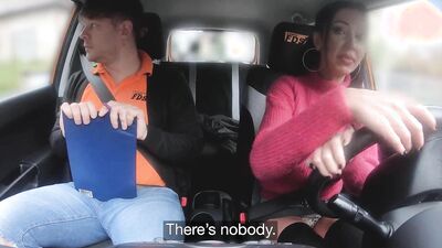 Big tits student stuns her teacher