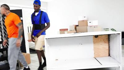 Annoyed Girlfriend Fucks The Moving Guy