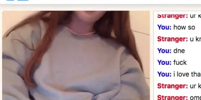 horny redhead teen on omegle @ BabesTube com 