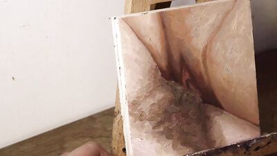 JOI OF PAINTING EPISODE 106 - Painting Pussy
