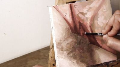 JOI OF PAINTING EPISODE 106 - Painting Pussy
