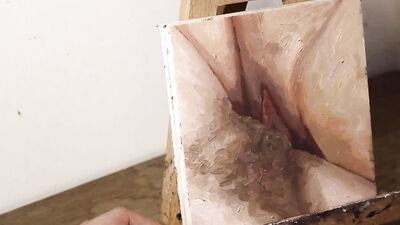 JOI OF PAINTING EPISODE 106 - Painting Pussy