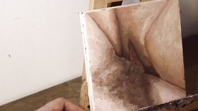 JOI OF PAINTING EPISODE 106 - Painting Pussy