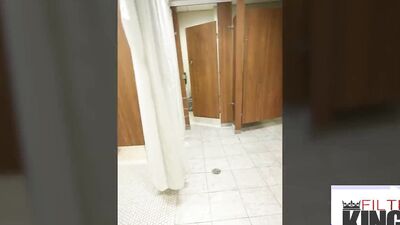 FilthyKings - I Filmed & Fucked My Cute Hot Ebony GF In The Gym Bathroom