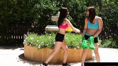 Addicted2Girls - Smoking Hot Cheerleaders Eating Each Other Clean