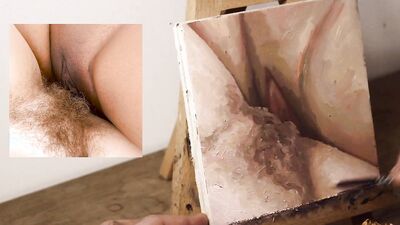 JOI OF PAINTING EPISODE 105 - Fresh and Wet Pubes