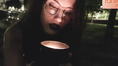 HALLOWEEN WITCH'S SPELL TANTALY FANTASY FOOTJOB FUCKING CREAMPIE