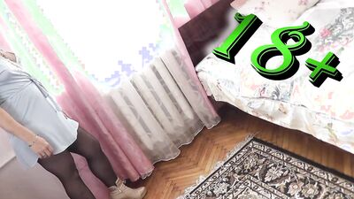 Husband masturbates wet pussy wife MILF fingers and dildo. MILF cum and squirt. Sex toys. Vibrator