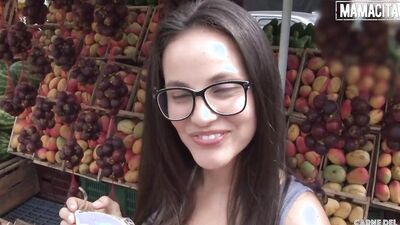 Hot Colombiana Jenifer Valencia Picked Up & POV Style Fucked By Big Cock - CARNE DEL MERCADO