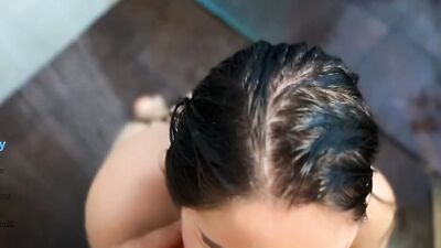 My neighbor lend me his bathroom to take a shower and ends with sex (1 episode)