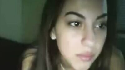 Brunette Omegle on cute teen