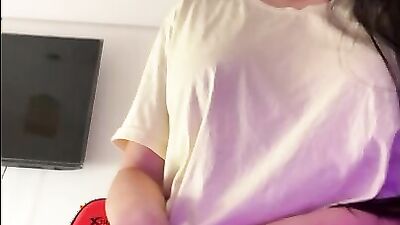 Beautiful Sexy Gamer Girl Touching and Fingering Herself Showing Boobs Ass and Pussy