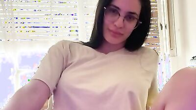Beautiful Sexy Gamer Girl Touching and Fingering Herself Showing Boobs Ass and Pussy