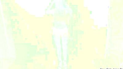 New girl tempted into lesbian lovemaking in studio