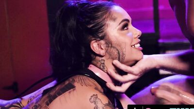 ANALTIME.XXX - Submissive Tattooed Slut Has Her Tight Ass Stretched By A Huge Dick In Sex Dungeon