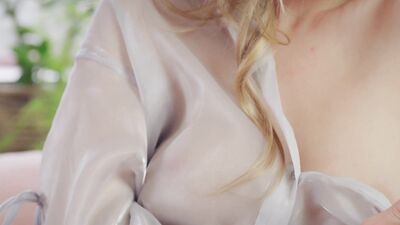 WOWGIRLS Very hot blonde girl Diana Heaven playing with her pussy on the bed