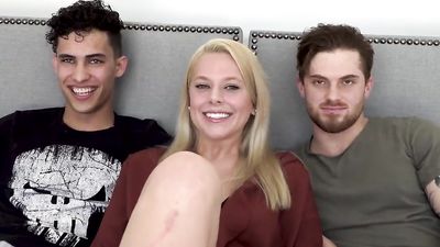 2 Horny Straight Guys Fool around for some Amazing Pussy in Exchange
