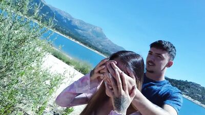 Hardcore picnic for young Colombian Melania Dark and her boyfriend Yeri