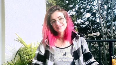 Leila enjoys her first threesome with two men