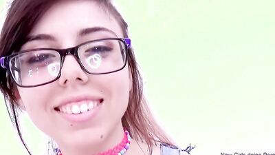 19 Teen super excited to be in spotlight in studio
