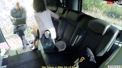 Czech Babe Aralyn Hops In The Car To Get Some Cum On Her Ass - VIP SEX VAULT