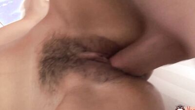 Small babe Pra likes sucking and riding a nice harrd dick and eating its cum