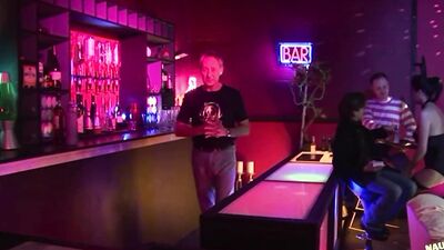 A blonde stripper and her friend love giving all of their holes to their customers
