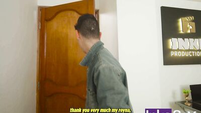 Nympho russian milf gets fucked by young latin guy with big cock