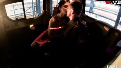 Francesca Di Caprio Blowing Off Some Steam On Her Driver's Hard Dick - VIPSEXVAULT