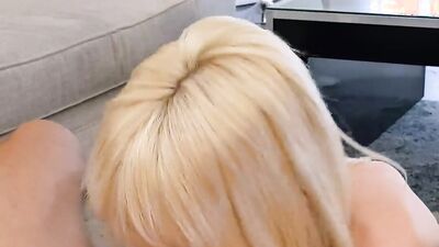 Cute Blonde Jessie Saint Having Many Orgasms On Phone