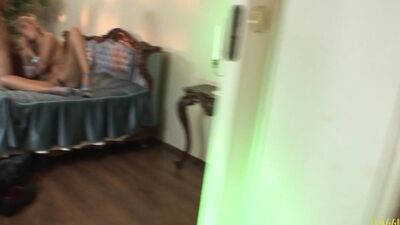 Group of babes playing with a bunch of dicks in the party house